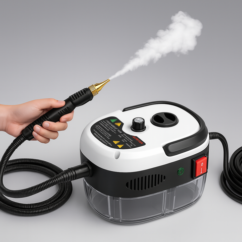 [FRETE GRÁTIS APENAS HOJE]  Limpador a Vapor Turbo Pressurizado 2500W Bivolt – Higienização Profunda