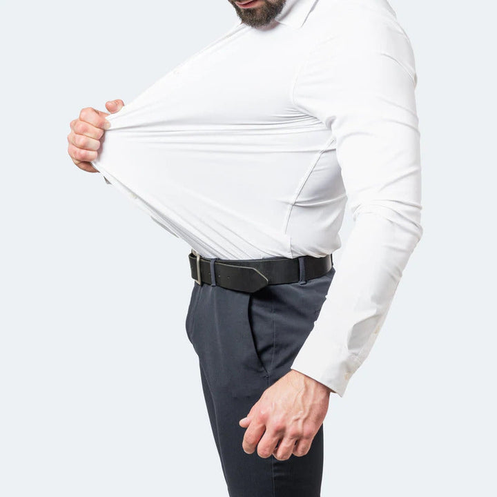 Camisa Anti-Estiramento Premium™ | Conforto e Elegância | 50% de Desconto + Frete Grátis HOJE!