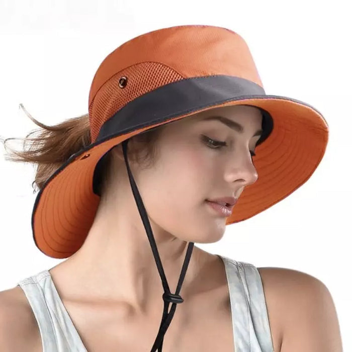Chapéu de Sol SUNSHADE Dobrável Com Proteção Uv 50+