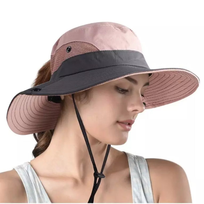 Chapéu de Sol SUNSHADE Dobrável Com Proteção Uv 50+