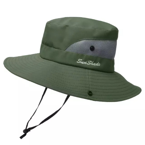 Chapéu de Sol SUNSHADE Dobrável Com Proteção Uv 50+
