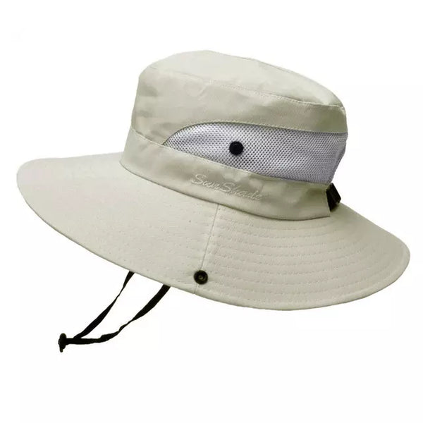 Chapéu de Sol SUNSHADE Dobrável Com Proteção Uv 50+