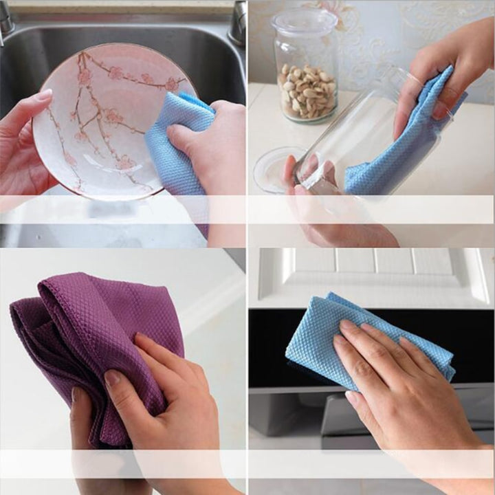 Kit Panos Mágicos™ Multi-Uso Reutilizáveis - Limpeza sem esforço!