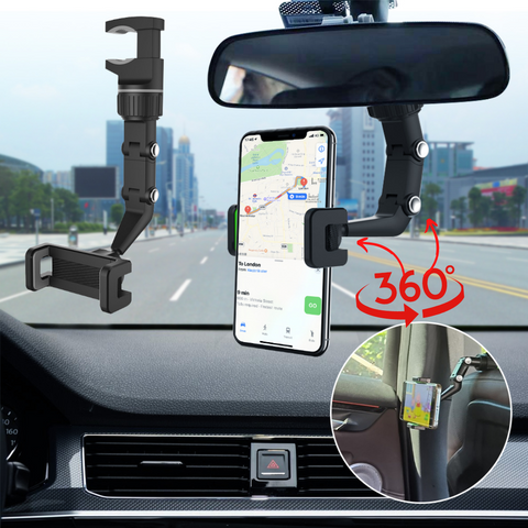 [COMPRE 1 LEVE 2] KIT 2 UNIDADES Orbitech 360º Pro - Ultra resistente, firme e não balança - Compatível com todos os modelos de carros e celulares