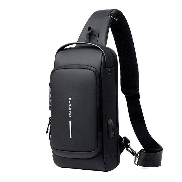 Nova Bolsa de ombro Antifurto com Carregamento USB Modelo 2022 - Prática, Estilosa e de Qualidade