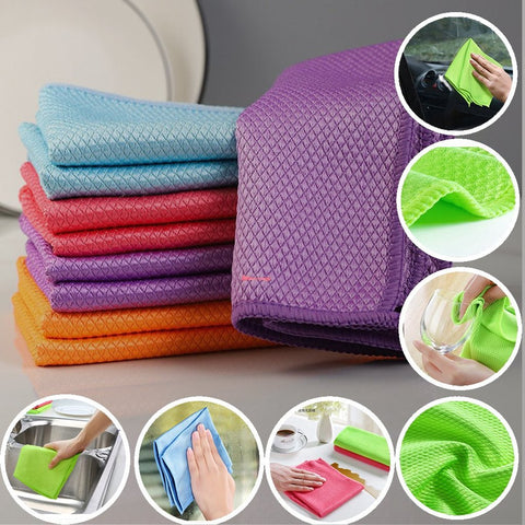 Kit Panos Mágicos™ Multi-Uso Reutilizáveis - Limpeza sem esforço!